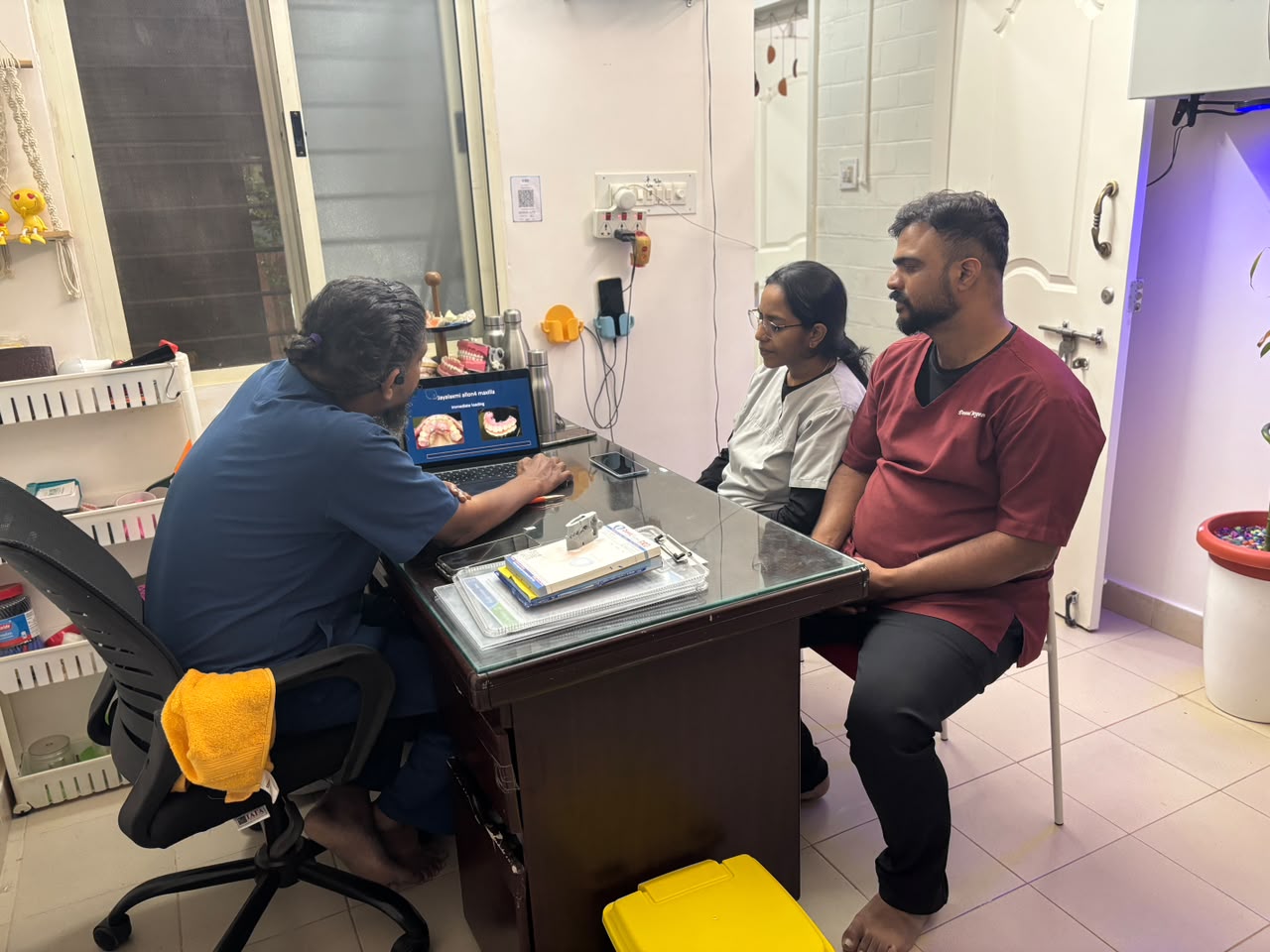 Live clinical mentoring session